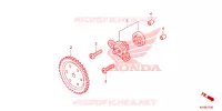 POMPE A HUILE pour Honda SH 150 D SPECIAL de 2013