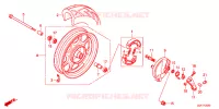 ROUE AVANT pour Honda TACT 50 de 2022