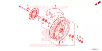 ROUE AVANT pour Honda ELITE 125 de 2021