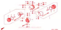 CLIGNOTANT pour Honda APE 50 de 2001