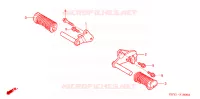 REPOSE PIED pour Honda APE 50 de 2001