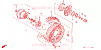 ROUE ARRIERE pour Honda APE 50 de 2001