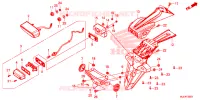 FEU ARRIERE pour Honda CB 650 F de 2019