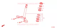 AMORTISSEUR DE DIRECTION pour Honda NEW MEGA PRO 150 PGMFi, Casted wheels de 2011