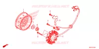 ALTERNATEUR pour Honda NXR 160 BROS de 2016