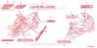 AUTOCOLLANTS pour Honda AIRBLADE 125 de 2014