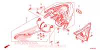 FEUX ARRIERE pour Honda AIRBLADE 125 de 2014