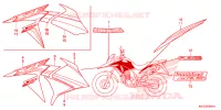 AUTOCOLLANTS pour Honda XRE 300 ABS de 2017