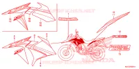 AUTOCOLLANTS pour Honda XRE 300 de 2018