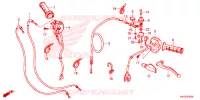 LEVIER DE GUIDON   CABLE   COMMODO pour Honda XRE 300 de 2019
