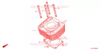 CYLINDRE pour Honda XRE 300 de 2019