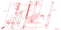FOURCHE pour Honda XRE 300 de 2019