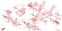 REPOSE PIED pour Honda XRE 300 de 2019