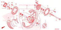 ROUE ARRIERE pour Honda XRE 300 de 2016
