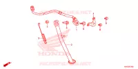 BEQUILLE LATERALE pour Honda XRE 300 de 2022