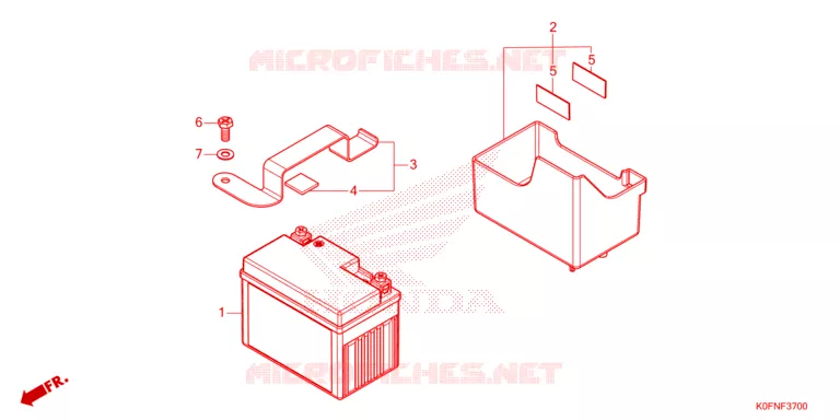 BATTERIE Honda MOTO 125 MONKEY 2025  Z125MAS