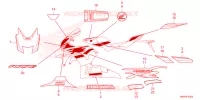 AUTOCOLLANTS pour Honda CBR 1000 RR SP de 2025