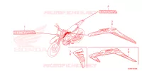 AUTOCOLLANTS pour Honda CRF 125 F BIG WHEELS de 2025
