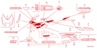 AUTOCOLLANTS pour Honda CBR 1000 RR de 2024