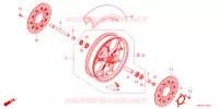 ROUE AVANT pour Honda CB 650 R de 2023