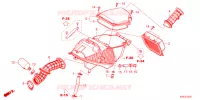 FILTRE A AIR pour Honda CB 125 R de 2024