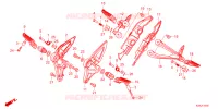 REPOSE PIED pour Honda CB 125 R de 2024