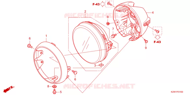 PHARE Honda MOTO 125 DAX 2024  ST125AP