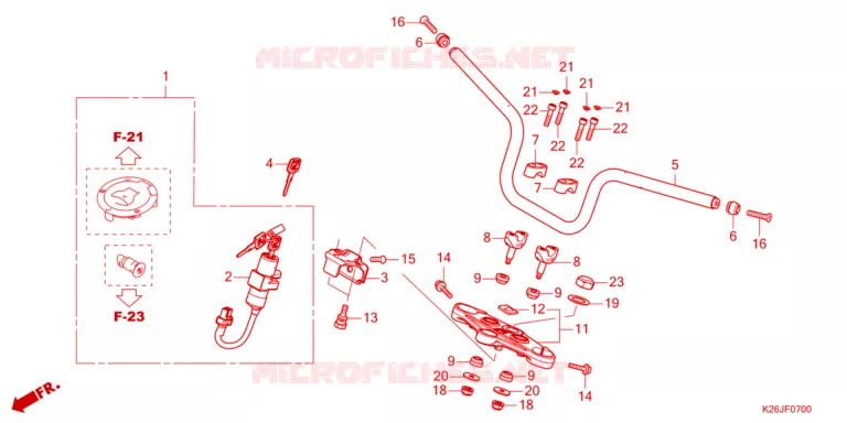 GUIDON Honda SCOOTER electric BENLY 2020  EVN2L_PRO