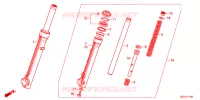 FOURCHE pour Honda SUPER CUB 50 de 2025
