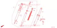 FOURCHE pour Honda GYRO CANOPY ELECTRIC de 2022