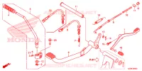 PEDALE   KICK pour Honda DREAM NEOD 110 CASTED WHEEL de 2014