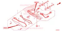 FEU ARRIERE pour Honda DREAM NEOD 110 SPOKED WHEEL de 2014
