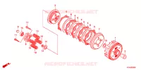 EMBRAYAGE pour Honda GL 150 DISCO DE FRENO DELANTERO de 2013