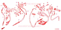 LEVIER DE GUIDON   CABLE   COMMODO pour Honda GL 150 DISCO DE FRENO DELANTERO de 2013