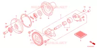 POMPE A HUILE pour Honda GL 150 DISCO DE FRENO DELANTERO de 2013