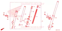 FOURCHE pour Honda XR 150 de 2014