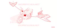 AUTOCOLLANTS pour Honda POP 110 de 2023