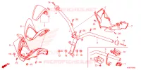 GUIDON   CARENAGE pour Honda FORZA 350 de 2024