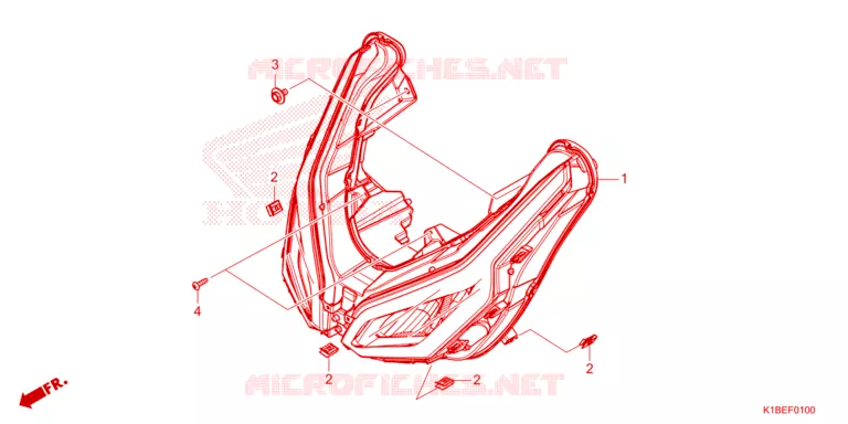 PHARE Honda SCOOTER 350 FORZA 2025  NSS350AS