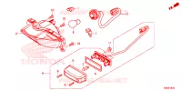 FEU ARRIERE pour Honda XRE 190 de 2017