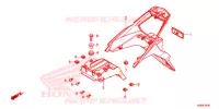 SUPPORT PLAQUE IMMATRICULATION pour Honda XRE 190 de 2017