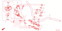 GUIDON   TE DE FOURCHE pour Honda XRE 190 de 2022