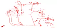 LEVIER DE GUIDON   CABLE   COMMODO pour Honda XRE 190 de 2022