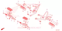 REPOSE PIED pour Honda XRE 190 de 2022