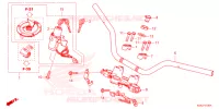 GUIDON   TE DE FOURCHE pour Honda XRE 190 de 2022