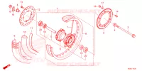 ROUE ARRIERE pour Honda XRE 190 de 2022