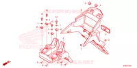 SUPPORT PLAQUE IMMATRICULATION pour Honda XRE 190 de 2025
