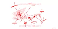AUTOCOLLANTS pour Honda CB 500 X de 2022