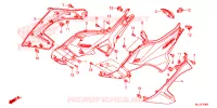 COUVERCLES LATERAUX pour Honda NC 750 X de 2015