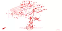 CACHE CENTRAL pour Honda NC 750 X ABS de 2015
